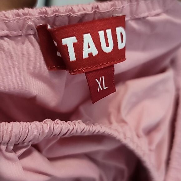 STAUD Faye Puff Sleeve Mini Dress Size XL - Picture 6 of 10